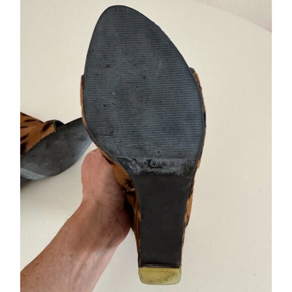 Alexander Wang SS10 Runway Alla Leopard Pony Mule 38 EU - Picture 13 of 15